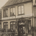 In der Neuen Straße 16 betrieb August Tiedt eine Bierhandlung, um 1920