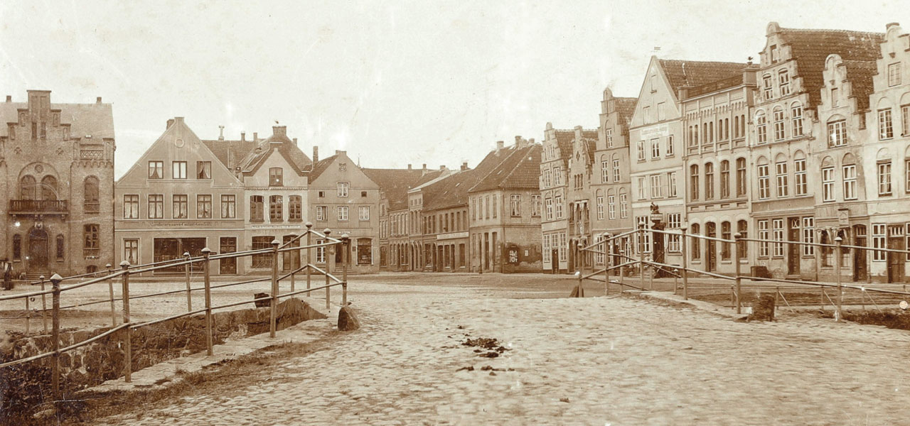 Der Marktplatz im 19. Jahrhundert